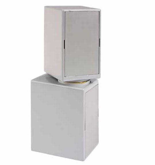 Charnière dégondable 546 pour porte froide - Fixations invisibles - Émaillée - Poids max 90 kg_0