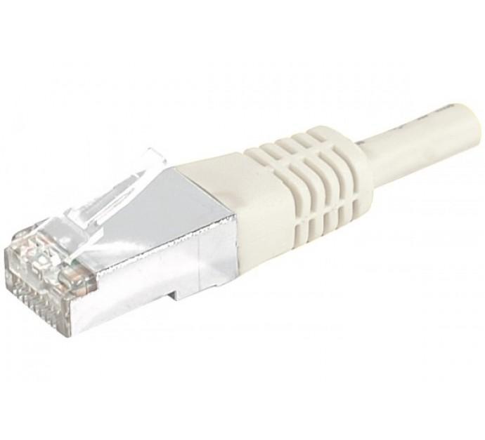 Dexlan cordon RJ45 catégorie 6A S/FTP - cuivre blindé - 2 m - gris - 857720_0