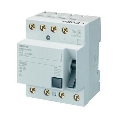 INTERRUPTEUR DIFFÉRENTIEL SIEMENS 5SM33446 4 PÔLES 40 A 400 V