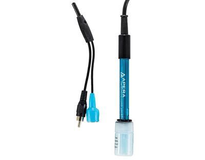 Électrode combinée pH température 201T-F plastique jonction céramique pH 0 -14, marque Apera - Ref.: KDG021_0