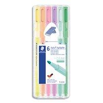 SURLIGNEUR 'TRIPLUS HIGHLIGHTER', ÉTUI DE 6 - LOT DE 2