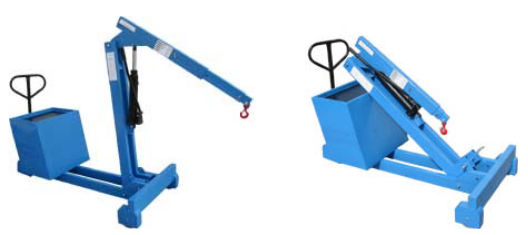 Grue d’atelier - gamme JHT 500kg à 2000kg - modèles pliables ou fixes avec châssis U ou V - certificat CE_0