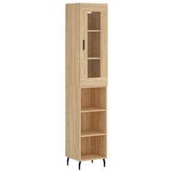 Helloshop26 - Buffet bahut commode armoire meuble de rangement organisateur cuisine salle de séjour salon haut sonoma 34,5 x 34 x 02_0033995 - 300021_0