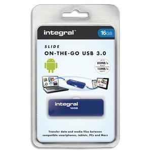 INTEGRAL Clé USB 3.0 Arc Métal 16Go INFD16GBARC3.0
