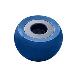 PLAST'UP ROTOMOULAGE Pot de fleurs sphérique xxl dolce vita 300l-lot de 2 - BLEU - bleu 0750122558704_0