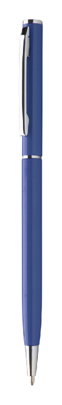 Stylo à bille en aluminium - encre bleue - couleur bleu - poids 10g_0
