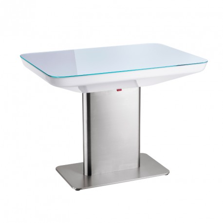Table de restaurant - Studio 75 - Table rectangulaire pour bar en aluminium et ABS - Moree_0