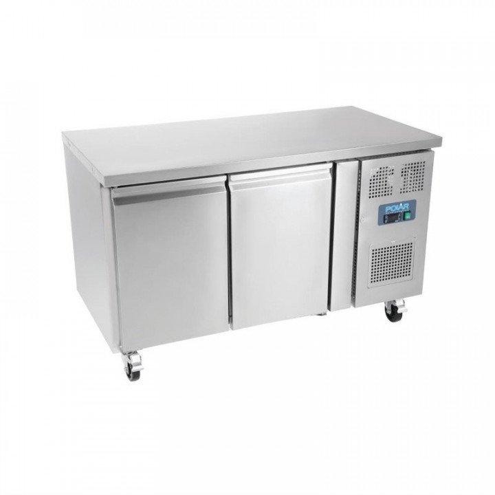 Table inox réfrigérée tropicalisée positive 282 Litres, 2 portes, 300 W, 220 V - MONO_0
