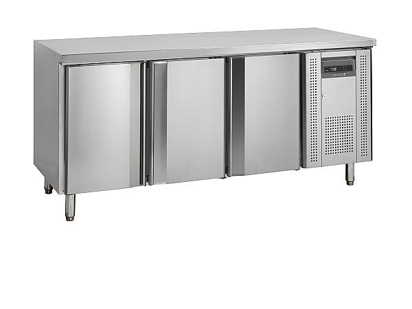 Timbre desserte réfrigérée 3 portes centrale 360 litres premium inox 304 - SK6310_0