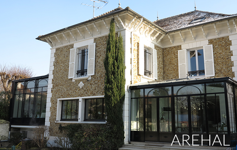 Véranda style victorienne ou Second Empire sur mesure - Fenêtres type Atelier_0