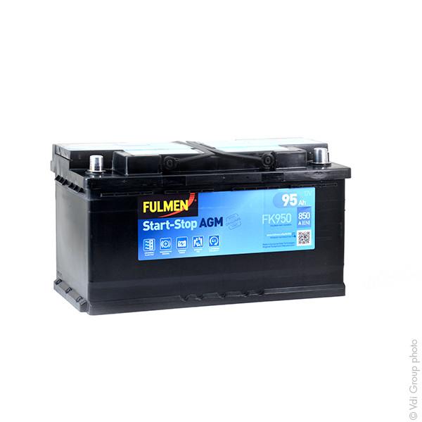 BATTERIE VOITURE FULMEN START-STOP AGM FK950 12V 95AH 850A_0