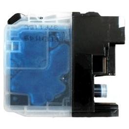 Cartouche d'encre compatible écologique - Brother MFC J4410DW/J4510DW LC125XLC Cyan 16,6ml avant août 2014 - B125XLC_0