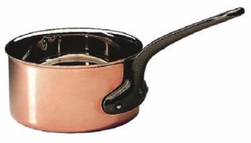 Casserole Bourgeat Alliance en cuivre - 12 cm - Extérieur cuivre et intérieur inox - Tous feux sauf induction_0