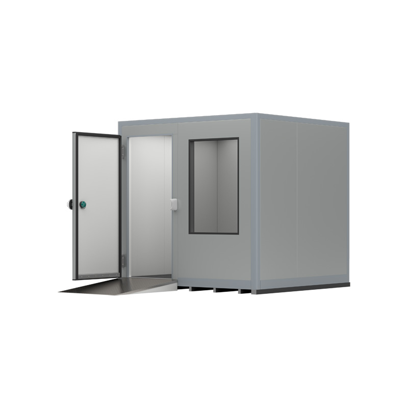 Chambre froide en kit, modulable et évolutive, composée d'une porte pivotante bombée et de couleur extérieure grise RAL 9006, conçue pour répondre à toute situation - MATRIX - COLDKIT PORTISO_0