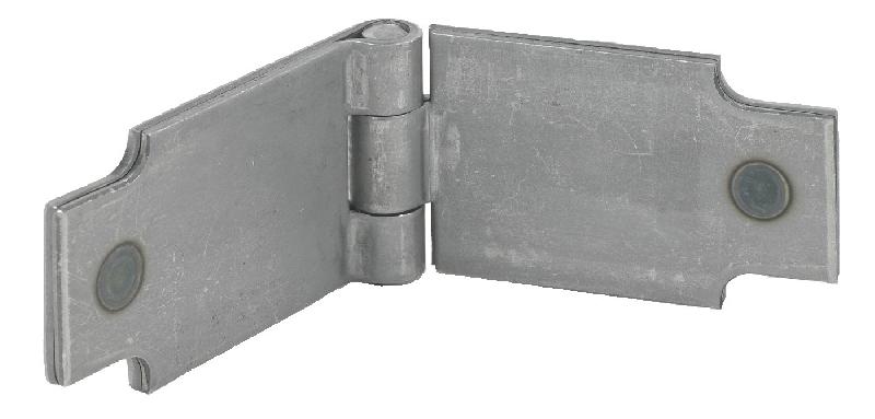 Charnière à souder fine courte 140x40mm acier brut - faure & fils - 9220400 - 587905_0