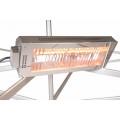 Chauffage à chaleur instantanée - Radiant infrarouge électrique 1500 ou 2000 watts - Fixation orientable sur mât_0