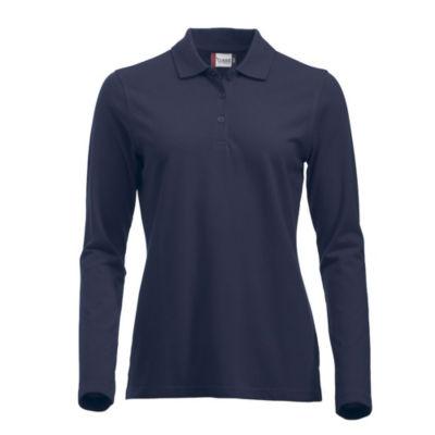 Clique polo ml femme bleu marine m_0