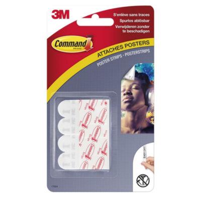 Command™ Bandes pour affiches, blanches, 12 petites bandes, 453 g_0