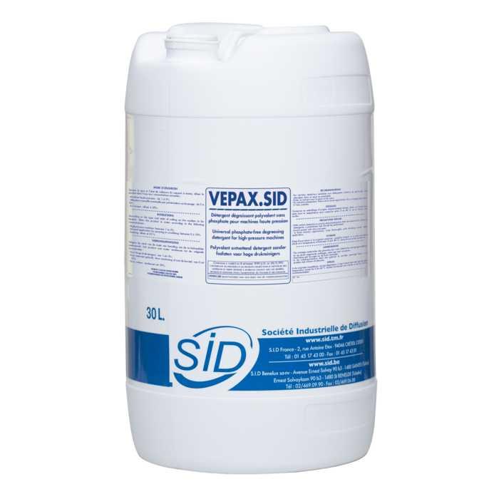 Détergent dégraissant polyvalent sans phosphate pour machines haute pression vepax.Sid_0