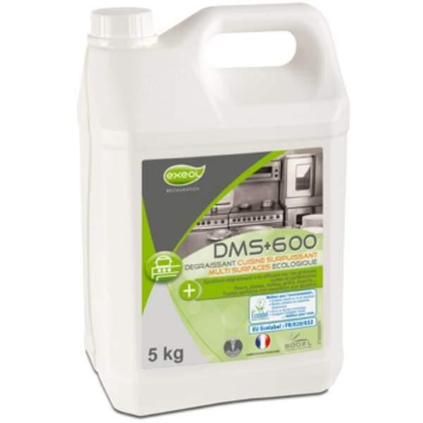 Dégraissant cuisine surpuissant multi-surfaces DMS+600 Ecolabel - 5L - Élimine graisses cuites et carbonisées_0