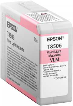 Epson - Cartouche d'encre pigmentaire light magenta pour traceur SC-P800 - 80 ml (C13T850600)_0