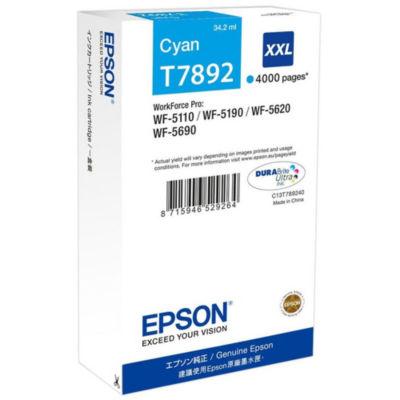 Epson T7892 Cartouche d'encre originale grande capacité (C13T789240) - Cyan_0