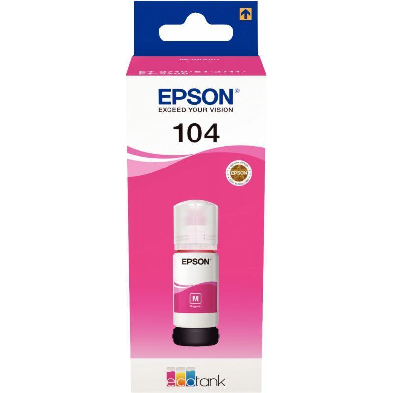 Flacon encre Epson T00P340 - Magenta - Référence C13T00P340_0