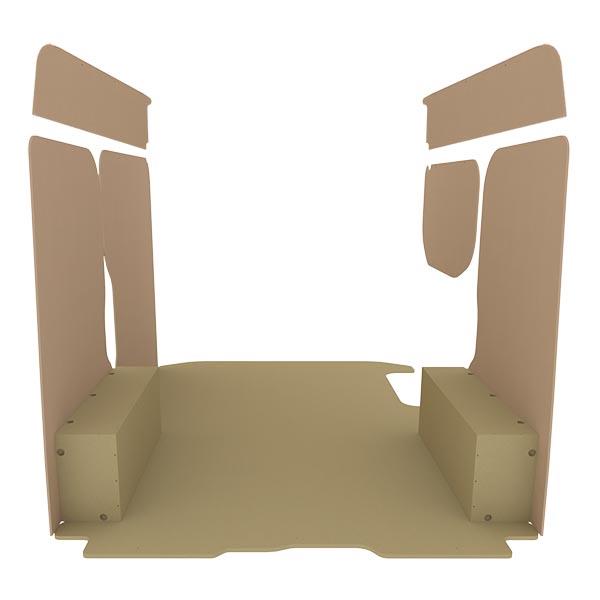 Habillage bois natural K2 aggloméré + MDF / Portes arrière incluses_0