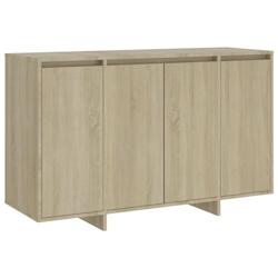 HELLOSHOP26 - Buffet bahut commode armoire meuble de rangement organisateur cuisine salle de séjour salon sonoma 120 x 41 x 75 cm bois d'ingénierie_0