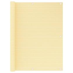Helloshop26 - Écran de balcon brise pare vue protection confidentialité 120 x 500 cm PEHD beige 02_0010020 - 3000539247768_0