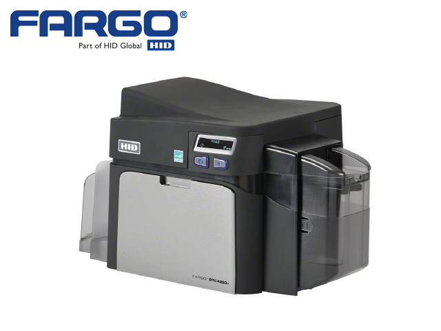 Imprimante à cartes simple et double face - HID Fargo DTC4250 - 300 dpi - USB et Ethernet_0