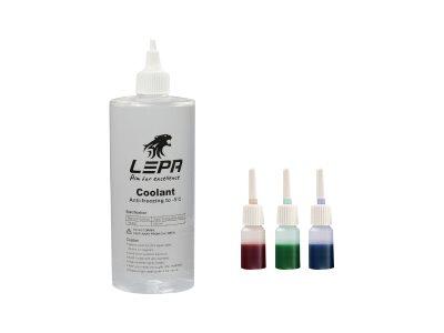 LEPA CXCOOLANT LPWCX500 - CALOPORTEUR POUR SYSTÈME DE REFROIDISSEMENT PAR LIQUIDE - BLEU, ROUGE, VERT