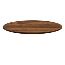 Restootab - Plateau Ø80 decor chene hunton - marron Bois manufacturé PL-R80M-CH.HUN_0