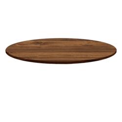 Restootab - Plateau Ø80 decor chene hunton - marron Bois manufacturé 3760371516896_0