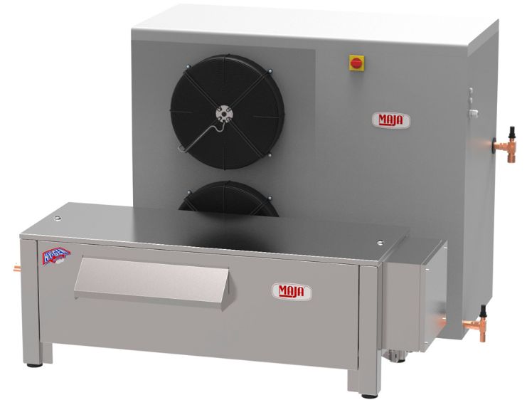 Machine à glace écailles MAJA RVH 1500 LT - Version split tropicalisée - Production 1500 kg/24h_0
