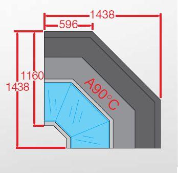 VITRINE RÉFRIGÉRÉE BOUCHERIE TRAITEUR ANGLE FERMÉ 90°(OASI2/AC90)_0