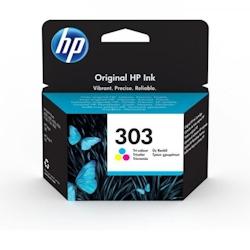 303 Cartouche d'encre trois couleurs authentique (T6N01AE) pour   Envy Photo 6220/6230/7130 HP - 3666373878539_0