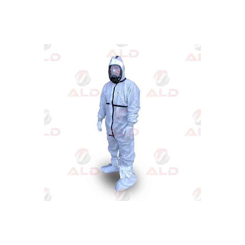 Combinaison de protection chimique Aeromax thermocollée - Cat. III Type 5/6 - Tissu SMS 50g/m²_0