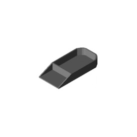 Bac antistatique 120x40 noir - Divisé en compartiments - Empilable et personnalisable_0
