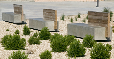 Banquette romme avec dossier en bois naturel_0