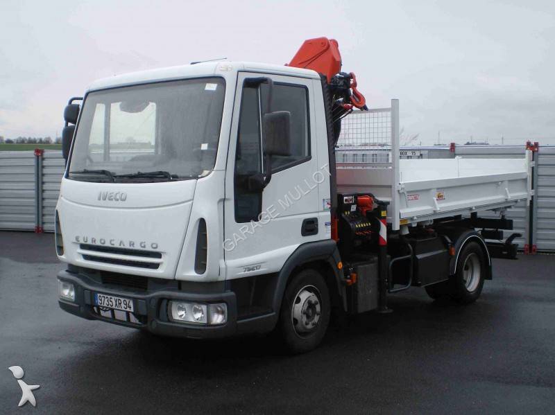 Camions  iveco tri-benne cif eurocargo 75e17 4x2 gazoil grue_0