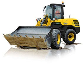 Chargeuse sur pneus Yanmar V100 - 5 800 kg - 55.5 kW - Charge utile 3 100 kg_0