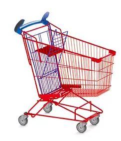 Chariot de magasin en métal 110L - 17kg - Avec siège bébé et options personnalisables_0
