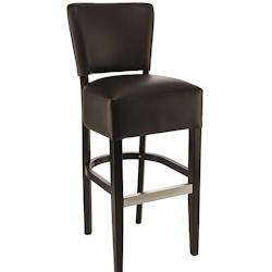 France Mobilier CHR Tabouret de bar Ines hôtel restaurant 54 x 45 x 111cm Chocolat - 3760326520602_0