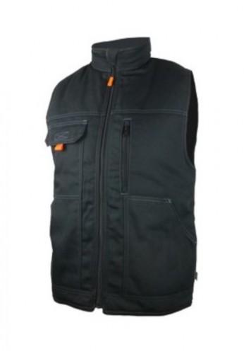Gilet professionnel Typhon+ - col officier, doublure polaire, tailles M à 5XL_0