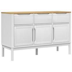 HELLOSHOP26 - Buffet bahut commode armoire meuble de rangement organisateur cuisine salle de séjour salon FLORO 114 x 43 x 74 cm bois massif de pin -_0
