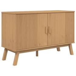 Helloshop26 - Buffet bahut commode armoire meuble de rangement organisateur cuisine salle de séjour salon 114 x 43 x 73,5 cm bois 02_0036178 - 300021_0
