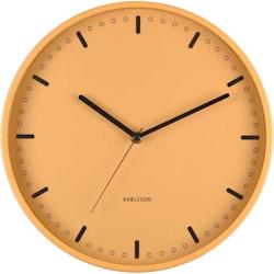 Horloge murale en aluminium Cool Retro jaune Karlsson - jaune 8714302770760_0