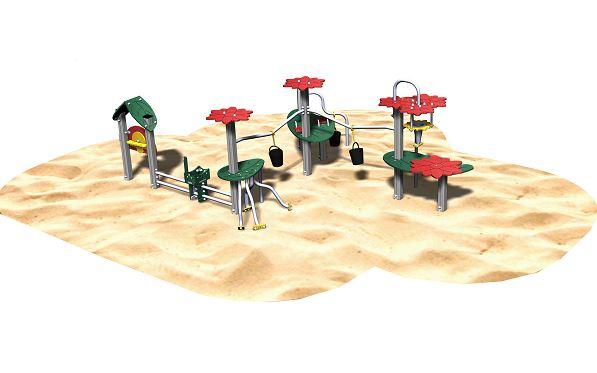 Ar123i - Bac à sable Arena - Gamme Arena pour enfants de 2 à 8 ans - Capacité 15 personnes - Dimensions 5150x3350x1430 mm_0