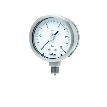 Manomètre de haute sécurité TMP 202 - Front solide avec retour en force - Système en acier inoxydable_0